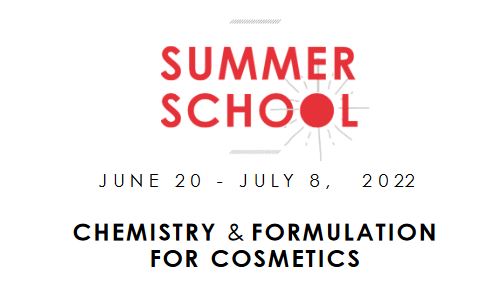 ESCOM Summer school 2022  "Chemistry and formulation for cosmetics"