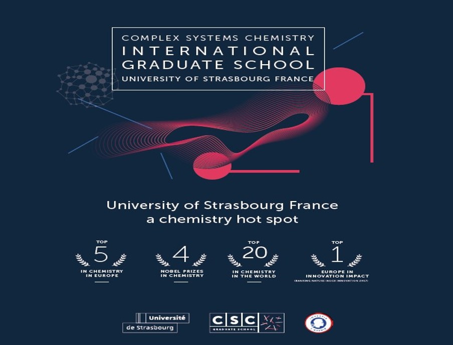 Convocatoria de Solicitudes para el programa integrado internacional de MSc/PhD en Complex Systems Chemistry (CSC)