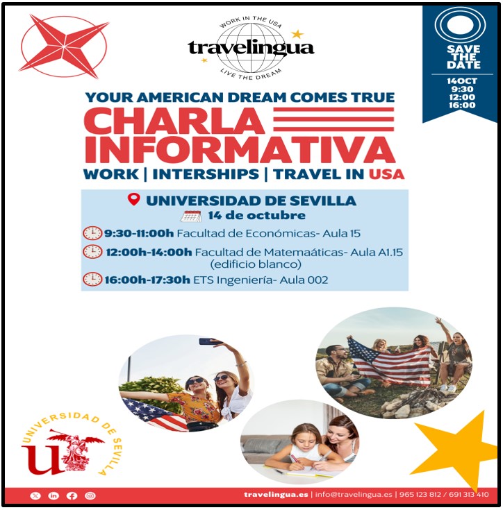Próximos eventos Charlas Travelingua y Campus France