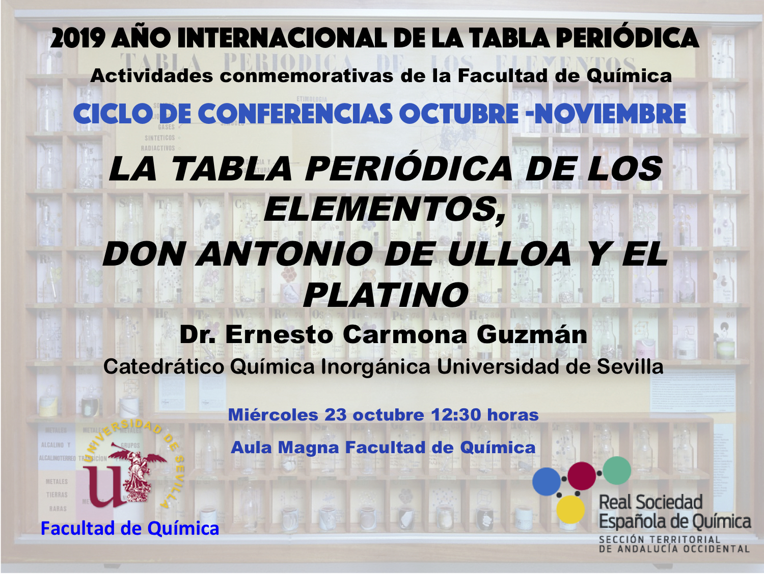 Cartel conferencia Ernesto Carmona