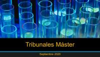 Tribunales Máster Septiembre 2020