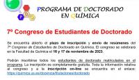 7º CONGRESO DE ESTUDIANTES DE DOCTORADO