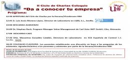 II Ciclo de Charlas Coloquio  “Da a conocer tu empresa”